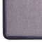 Quartet Contour Fabric Bulletin Board, 36 x 24, Light Blue, Plastic Navy Blue Frame QRT7693BE