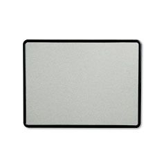 Quartet Contour Fabric Bulletin Board, 48 x 36, Gray, Plastic Graphite Frame QRT7694G