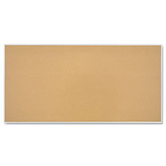 Quartet Cork Bulletin Board, 96 x 48, Aluminum Frame QRTS738