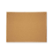Quartet Cork Bulletin Board, Cork Over Fiberboard, 48 x 36, Natural Oak Frame QRT304