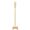 Quartet Costumer, Four Hooks, Solid Wood, Oak QRT2012