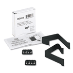 Quartet Cubicle Partition Hangers, Black, 2/Set QRTMCH10