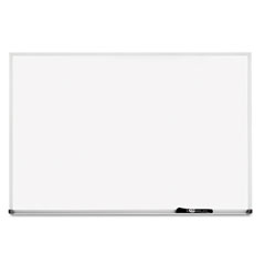 Quartet Dry Erase Board, Melamine Surface, 48 x 36, Aluminum Frame QRTB34