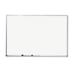 Quartet Dry Erase Board, Melamine Surface, 72 x 48, Aluminum Frame QRTB36