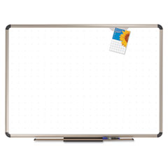 Quartet Euro Frame Dry-Erase Board, Porcelain/Steel, 48 x 36, White/Aluminum Frame QRTP564T