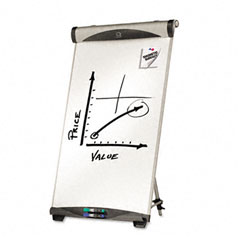 Quartet Euro Magnetic Dry Erase Easel, 27 x 39, White QRTEU500E