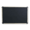 Quartet Euro-Style Bulletin Board, High-Density Foam, 36 x 24, Black/Aluminum Frame QRTB363T