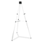 Quartet Heavy-Duty Telescoping Tripod Easel, 38" to 66" High, Aluminum, Silver QRT55E
