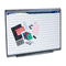 Quartet Horizontal Format Planning System, Porcelain, 48 x 36, Graphite QRTPP143