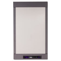 Quartet InView Custom Whiteboard, 20 x 12, Graphite Frame QRT72984
