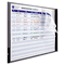 Quartet InView Custom Whiteboard, 20 x 12, Graphite Frame QRT72984