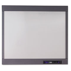 Quartet InView Custom Whiteboard, 23 x 20, Graphite Frame QRT72983