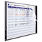 Quartet InView Custom Whiteboard, 47 x 35, Graphite Frame QRT72981