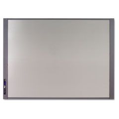 Quartet InView Custom Whiteboard, 47 x 35, Graphite Frame QRT72981
