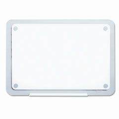 Quartet iQTotal Erase Board, 23 x 16, White, Translucent Frame QRTTM2316