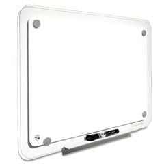Quartet iQTotal Erase Board, 36 x 23, White, Translucent Frame QRTTM3623