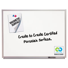Quartet Magnetic Dry-Erase Board, Porcelain, 48 x 36, White, Aluminum Frame QRT2544