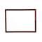 Quartet Magnetic Dry Erase Board, Porcelain, 48 x 36, White, Solid Mahogany Frame QRT2544M