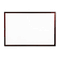 Quartet Magnetic Dry-Erase Board, Porcelain, 72 x 48, White, Solid Mahogany Frame QRT2547M