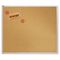 Quartet Natural Cork Bulletin Board, 48 x 48, Anodized Aluminum Frame QRTECKA404
