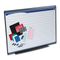 Quartet Planning System, Porcelain-on-Steel, 1 x 1 Grid, 48 x 36, Graphite Gray QRTPP1143