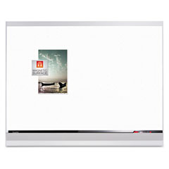 Quartet Porcelain Magnetic Whiteboard, 72 x 48, White/Silver QRT85261