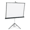 Quartet Portable Tripod Projection Screen, 50 x 50, White Matte, Black Steel Case QRT550S
