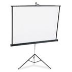 Quartet Portable Tripod Projection Screen, 60 x 60, White Matte, Black Steel Case QRT560S