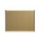 Quartet Prestige Bulletin Board, Graphite-Blend Cork, 48 x 36, Maple Frame QRTB244MA