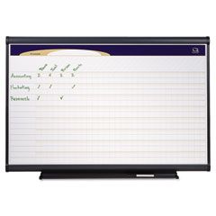 Quartet Prestige Total Erase Project Planner, 36 x 24, Gray Aluminum Frame QRTPP32