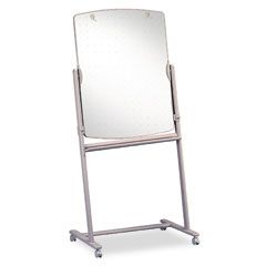 Quartet Reversible Mobile Presentation Easel, Dry-Erase, 31w x 41h, Neutral Frame QRT300TE