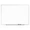 Quartet Standard Dry-Erase Board, Melamine, 36 x 24, White, Aluminum Frame QRTS533