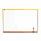 Quartet Standard Dry-Erase Board, Melamine, 36 x 24, White, Oak Finish Wood Frame QRTS573
