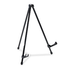 Quartet Tabletop Instant Easel, 14" High, Steel, Black QRT28E