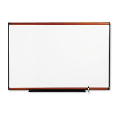 Quartet Total Dry Erase Board, 72 x 48, White, Cherry Frame QRTTE547LC
