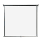Quartet Wall or Ceiling Projection Screen, 60 x 60, White Matte, Black Matte Casing QRT660S