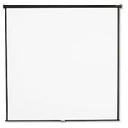 Quartet Wall or Ceiling Projection Screen, 96 x 96, White Matte, Black Matte Casing QRT696S