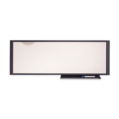 Quartet Workstation Total Dry Erase Board, 36 x 13, White, Gray Frame QRTWM3613