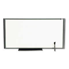 Quartet Workstation Total Dry Erase Board, 36 x 18, White, Gray Frame QRTWM3618