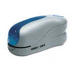 Rapid 20EX Front-Loading Electric Stapler, 20-Sheet Capacity, Blue/Gray ESS73126