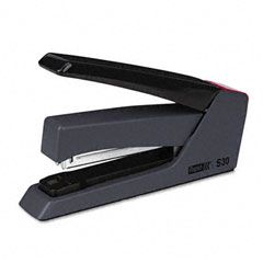 Rapid S30 Press Less SuperFlatClinch Stapler, 30-Sheet Capacity, Black ESS73273