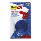 Redi-Tag Arrow Message Page Flags in Dispenser, "Sign Here", Red, 120/Dispenser RTG81054