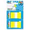 Redi-Tag Page Flags in Pop-Up Dispenser, 1w x 1 7/10h, Yellow, 100/Pack RTG74014