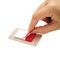 Redi-Tag Recycled Page Flags in Pop-Up Dispenser, 1 x 1-7/10, Blue/Red, 50 per Pack RTG25800