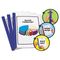 Redi-Tag Redi-Bind Binder Bars, 50-Sheet Capacity, Navy Blue, 12/Pack RTG13010