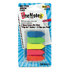 Redi-Tag SeeNotes Transparent Film Arrow Flags, Asstd Colors, 5 Pads of 50 Flags/Pack RTG32118