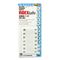 Redi-Tag Side-Mount Self-Stick Plastic Index Tabs Nos 11-20, 1in, White, 104/Pack RTG31002