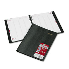 Rediform CoilPRO Daily 4-Person Professional Planner, Ruled, 8-1/2 x 11, Black, 2012 REDCB960CBLK
