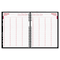 Rediform CoilPRO Daily 4-Person Professional Planner, Ruled, 8-1/2 x 11, Black, 2012 REDCB960CBLK