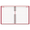 Rediform Coilpro Daily Planner, Ruled, 1 Page/Day, 7-7/8 x 10, Red, 2012 REDC550CRED